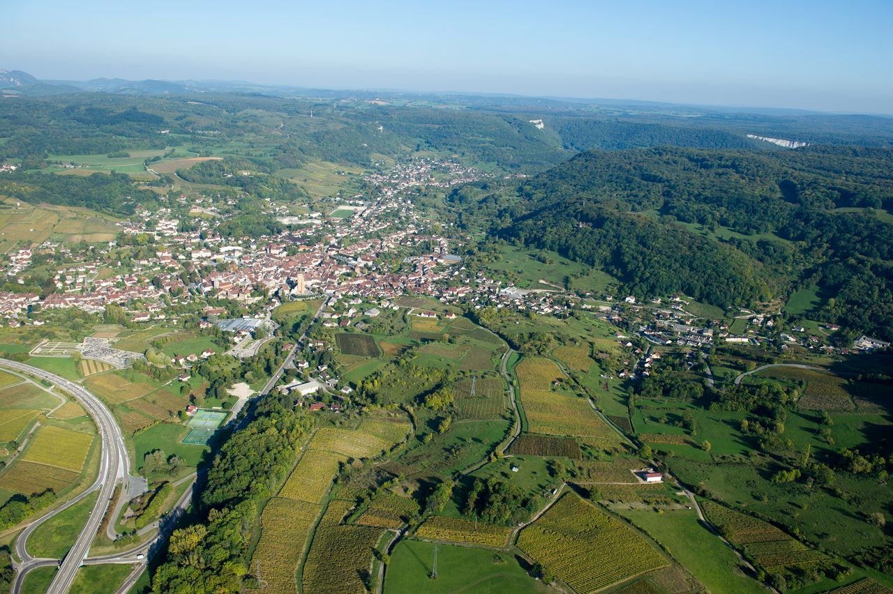 Communes Arbois Aérien 4377