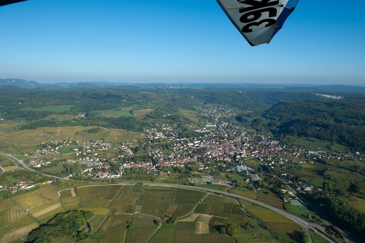 Communes Arbois Aérien 4390