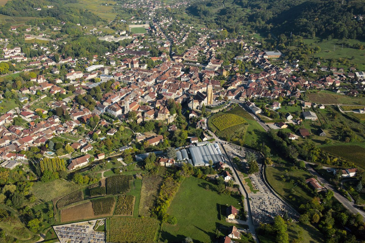 Communes Arbois Aérien 4408