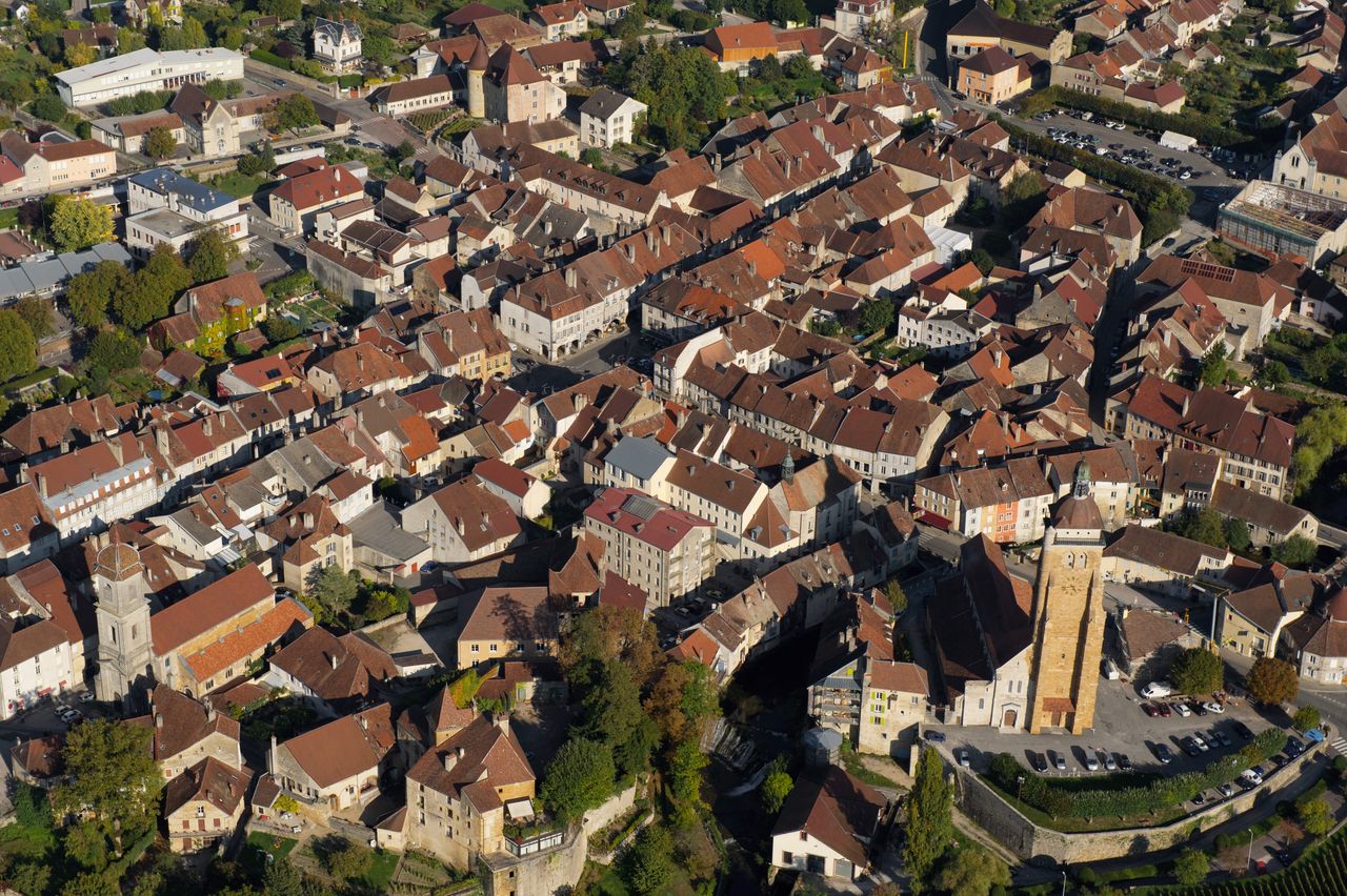 Communes Arbois Aérien 4437